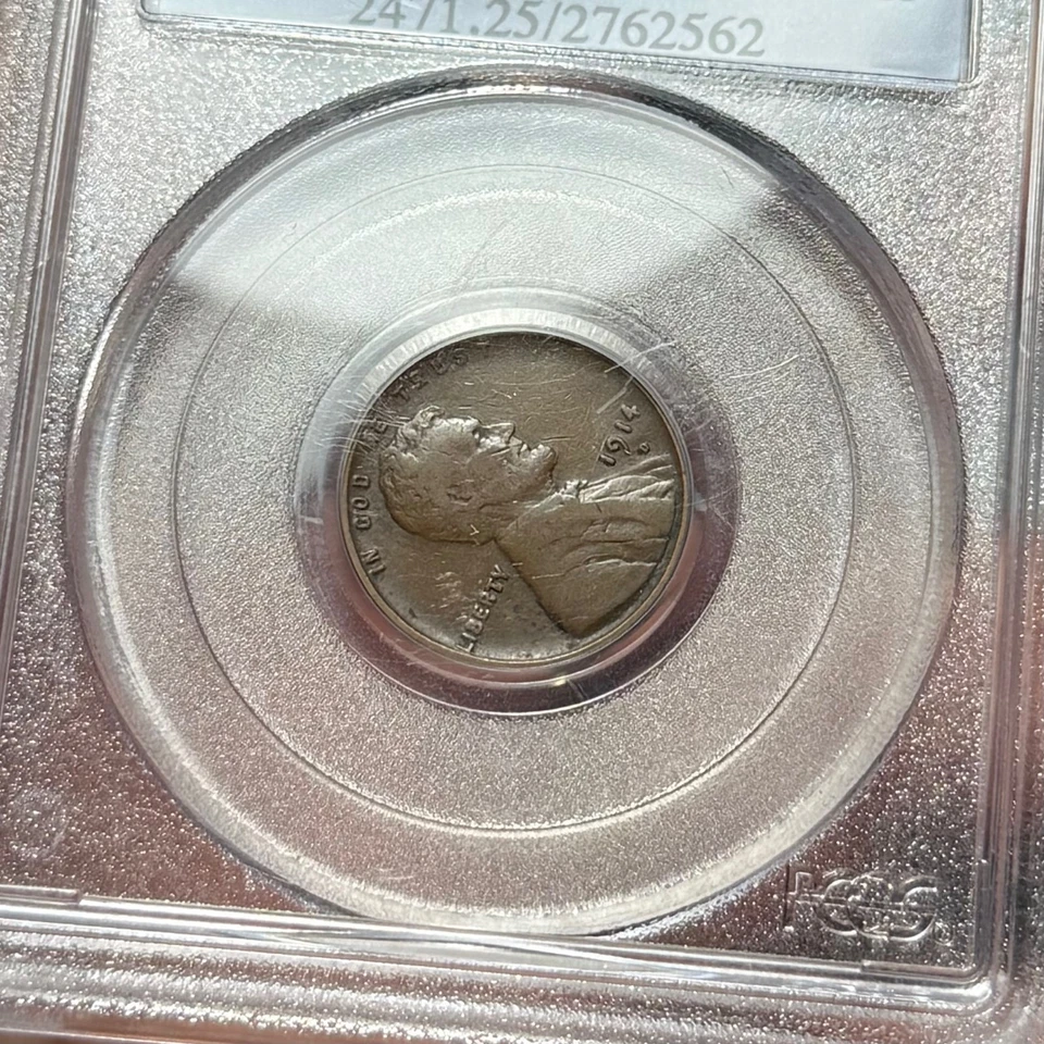 1914-D 1C VF25 Key Date Lincoln Cent - Old PCGS Holder - Image 2 of 4