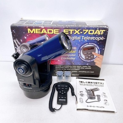 Meade ETX-70AT Refraktor Teleskop AutoStar Controller Okulare verpackt getestet