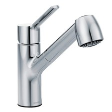 Moen 7585C Method Chrome One Handle Pullout Kitchen Sink Faucet with Power Clean