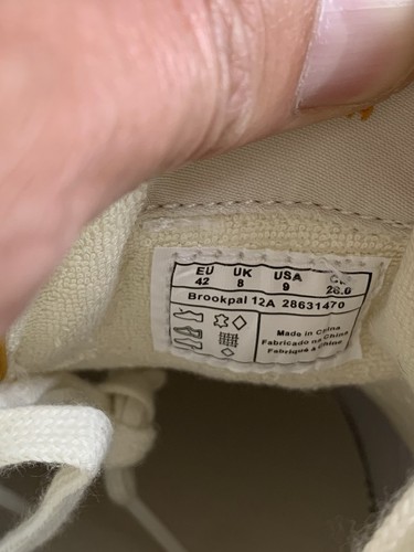 Gant Brookpal Entrenadores Reino Unido 8 Nuevo Informal Cuero Gamuza Amarillo Topo Gimnasio PVP £150 - Imagen 5 de 12