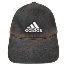 Adidas TaylorMade Slideback Baseball Cap Black One Size Adjustable Embroidered
