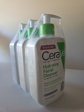 3 Pack CERAVE Hydrating Facial Cleanser For Normal To Dry Skin 16 Fl. Oz. NEW