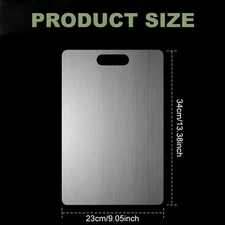 304 stainless steel cutting board-easy to clean suitable for kitchen camping US