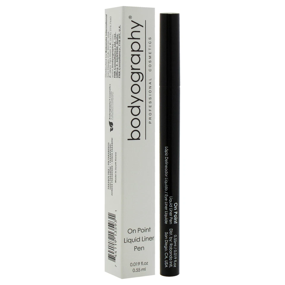 Pluma delineadora líquida On Point - negra de Bodyography para mujer - delineador de ojos de 0,019 oz Foto 3 de 4