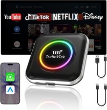 AI Box Wireless Carplay Adapter, Android 13.0 System, 8 Core,5GHz WiFi  Bluetoo