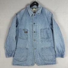Vintage Osh Kosh B  gosh Denim Chore Barn Coat Jacket Mens 44 Large 70s USA Farm