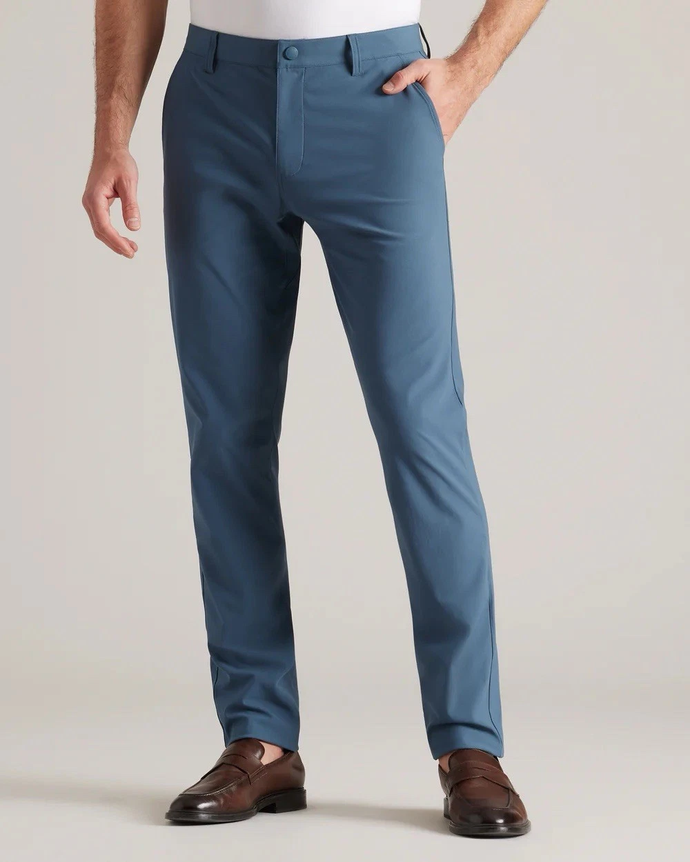 NWT RHONE Commuter Pants Slim Fit Dark Teal Mens Size 36x33