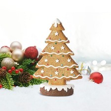 Resin Christmas Tree Xmas Tree Figurine Table Centerpiece Xmas Gift Miniature