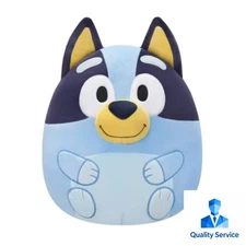 Squishmallows 12" Bluey Stuffed Animal: Polyester Dog Character Plush Toy