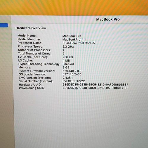 Broken 2017 Apple MacBook Pro 13.3" i7 2.8GHz 16GB RAM 256GB SSD - Afbeelding 4 van 14