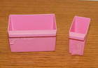vintage BAC 4776-2148 casier de cuisine REFRIGERATEUR 1987 poupée BARBIE MATTEL