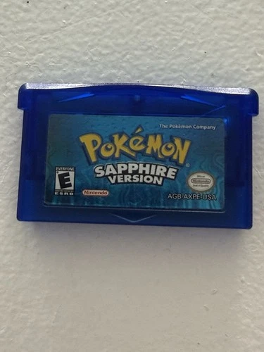Pokemon Sapphire Version Authentic Dry Battery GBA NTSC-U/C