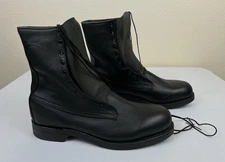 Addison Black Leather Military Boots Vibram Biltrite Soles Men’s Size 12D New