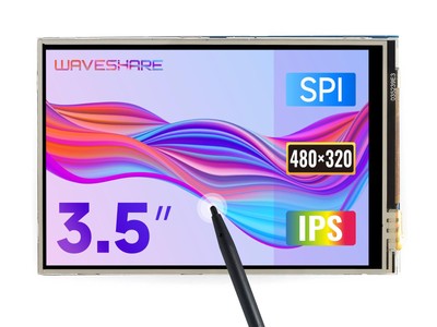 Waveshare Raspberry Pi LCD Display Module 3.5inch 320X480 TFT Resistive Touch