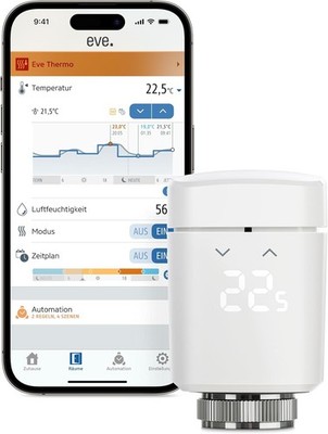 Intelligenter Heizkörperthermostat M8 Eve Thermo (Matter) Smart Home,..,