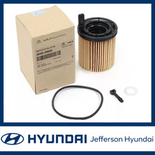 Genuine Hyundai Oil Filter for i20 N, i30 Sedan, Kona, Santa Fe & Tucson 1.6L