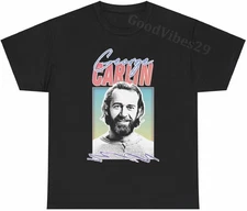 George Carlin USA Comedy Vintage Aesthetic Retro T-Shirt S-5XL Men Women Unisex