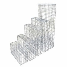 Gabione Mauersteinkorb Metallkorb Mauer Sichtschutz Steinkorb TopMulti Drahtkorb