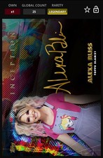 2021 WWE Topps Slam Inception DIGITAL Alexa Bliss Legendary 25 cc