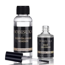 BOBISUKA 9cm x 7 cm x 3 cm, Kit 02 15ml Rigid Collodion 50ml Remover