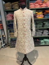 Sherwani Men Wedding Indian Pakistani Ethnic Wear groom Handmade Sherwani