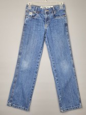 Cinch Jeans Boys 10R Original Fit Blue Denim Adjustable Waist Cowboy Western