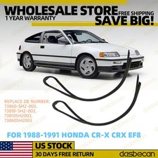 2pcs Rh Lh Window Glass Molding 73810-sh2-003 For 1988-1991 Honda Cr-x Crx Ef8 2pcs Rh Lh Window Glass Molding 73810-sh2-003 For 1988-1991 Honda Cr-x Crx Ef8