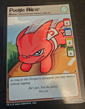 Neopets TCG Poogle Racer 72/234 Base Set Neopet Non Holo Rare
