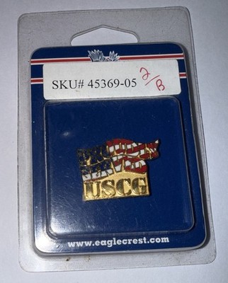 Proudly Served United States Coast Guard Pin USCG New