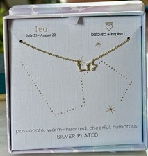 Leo Zodiac Star Constellation Necklace Silver plated By Beloved And Inspired New
