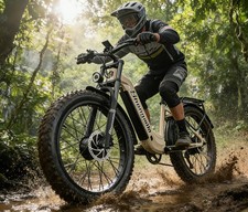 E-BIKE 2000W ELECTRIC BICYCLE 48V/17.5AH 26" FAT TIRE MOUNTAIN E BIKE FOR ADULT