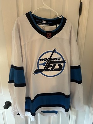 Helmet Reverse Retro Jets Jersey TEEMU SELANNE Signed Winnipeg