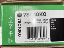 New Lexmark 78C10K0 Black Toner Cartridge
