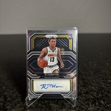 2020 Panini Prizm RJ Hampton Rookie Penmanship #RP-RJH Auto RC Nuggets