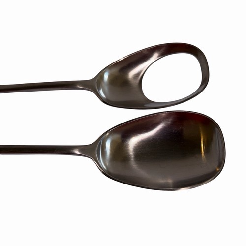 MCM Dansk Variation V Denmark Long Salad Serving Spoon Set 1957