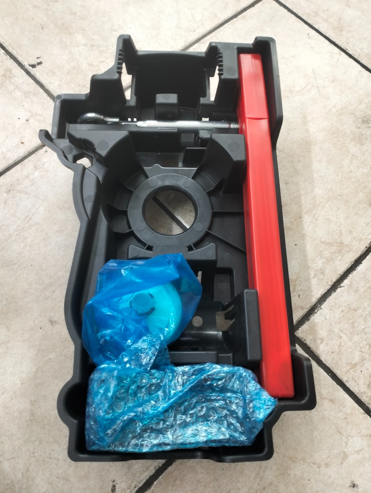 kit riparazione pneumatici+compressore+triangolo+gancio traino Opel Corsa F - Miniatura 5