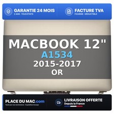 Écran LCD complet pour MacBook 12 Retina A1534 2015-2017 Or - Reconditionné