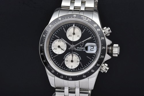TUDOR Prince Date Chrono Time 79260P 7750 from Japan #009
