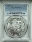 1891-CC Morgan Silver Dollar - PCGS MS63