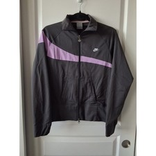 Nike Women M Warm up Jacket Zip Up Collared Active Wear Gorpcore Tennis Gym