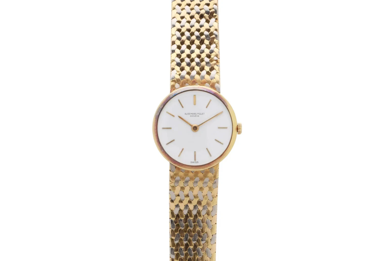 Audemars Piguet — Vintage Audemars Piguet Tri Tone 18k 23mm Watch