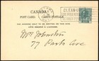 CANADA 1¢ PSC PERLEY INCURABLE HOME OTTAWA OCT 1920 P40 — photo 2