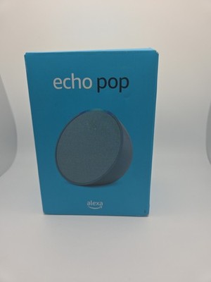 RESET Amazon Echo Cool Blue Smart Speaker With Alexa C2H4R9 NO AC - Works Tested