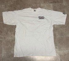 Vintage STARTER Mark McGwire 70 HOME RUNS 1998 White T Shirt 2XL