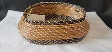 Native American Tohono O'Odham "Gift To The Pines" Pine Needle Basket Signed