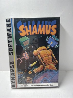 Shamus Synapse Software Commodore 64 128 Vintage 1982 New Sealed