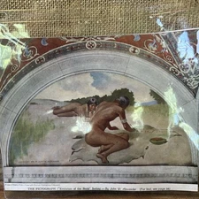 Copy of Print The Pictograph by John Alexander from Old Magazine... Frame worthy