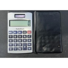Vtg Radio Shack Dual Powered LCD Pocket Calculator 8 Digit 65-401 works 