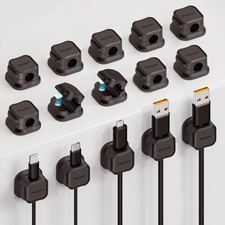 15 Pack Magnetic Cable Clip Organizer Cord Holder, Picozon of 15