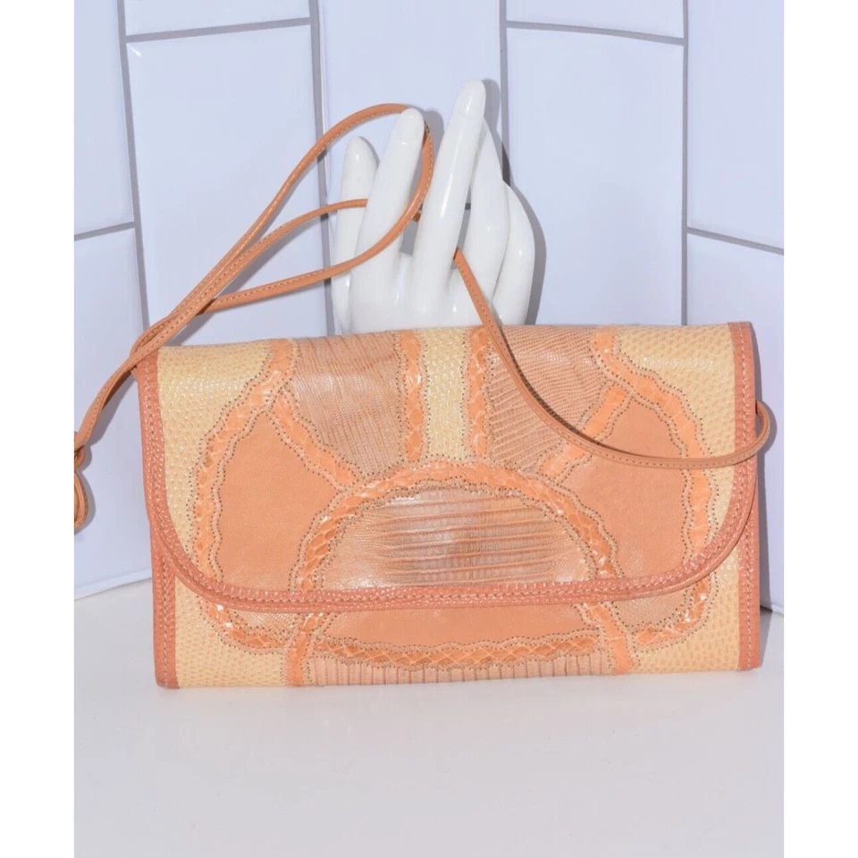 Bolso Bandolera CARLOS FALCHI 1980s Patchwork Piel de Serpiente Foto 2 de 4